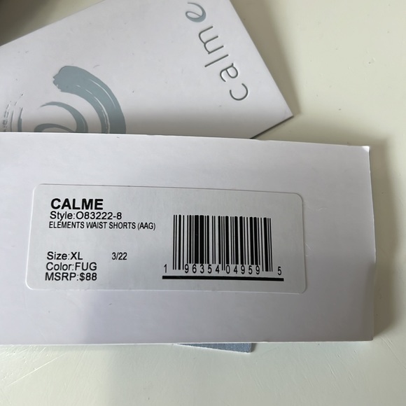 Johnny was Calme Set Elements Waist Short & Effect Tank Fig Purple Size XL - Picture 12 of 15